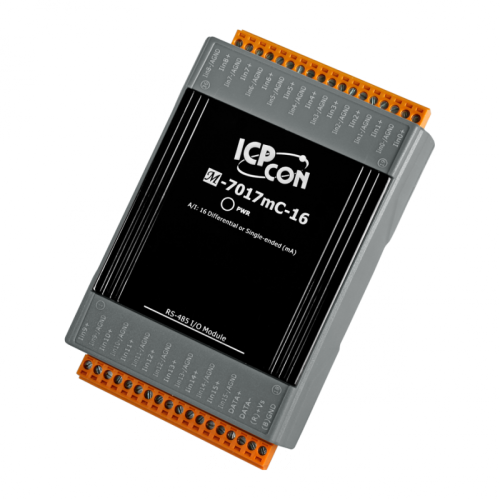M-7017mC-16 CR 16-channel Current Input Module with Data Logger using the DCON and Modbus Protocols (Gray Cover) (RoHS) | код 00-06112291 | ICP DAS