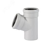 Тройник двухраструбный 67 град. 110х50 для бесшумной канализации | код 335320 | Ostendorf