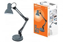 Светильник настольный на основании 2 колена 60Вт, E27 серый TDM | код SQ0337-0111 | TDM