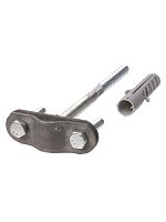 Крепление молниеприемника к стене с дюбелем длина 120 мм, ?16-20 мм, гор.цинк. TDM | код SQ2401-3143 | TDM