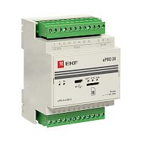 Контроллер базовый ePRO 24 удаленного управления 6вх\4вых 230В GSM PROxima | код  ePRO-6-4-230-G | EKF
