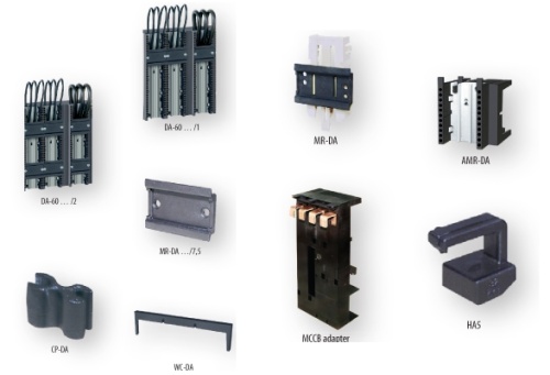 Адаптер с 2 монт. шин. DA-60/32/81/2 | код 001696091 | ETI