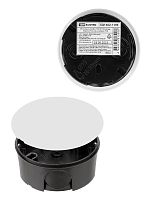 Монтажная коробка У195 СП D75х30 мм, крышка, IP20, инд. штрихкод TDM | код SQ1402-1195 | TDM