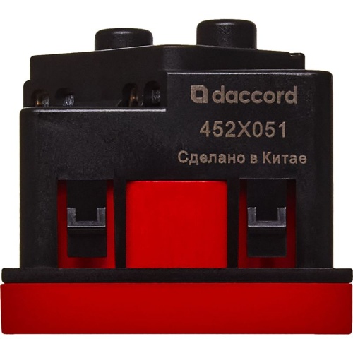 Розетка с заземлением - винтовые зажимы - без шторок 16А 250В - 45°- 2 модуля - красный | код 4525051 | Legrand фото 6