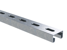 С-образный профиль 41х21, L6000, толщ.2,5 мм, горячеоцинкованный | код BPM2160HDZ | DKC