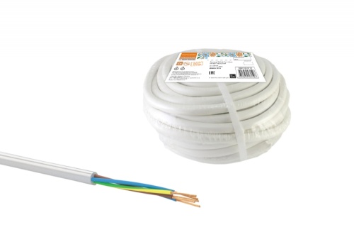 Провод ПВСмб 5х1 (бухта 20м) белый Народный ТРТС | код SQ0118-0714 | РЭМЗ ТМ Провод ПВСмб 5х1 (бухта 20м) белый Народный ТРТС | код SQ0118-0714 | РЭМЗ ТМ