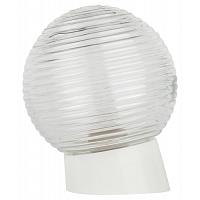 Светильник НБП 01-60-004 с наклонным основанием Гранат стекло IP20 E27 max 60Вт D150 шар | код Б0052009 | ЭРА