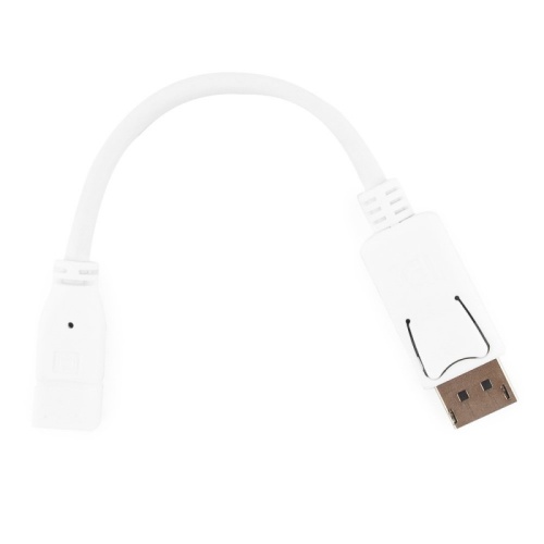Переходник miniDisplayPort <- DisplayPort, Cablexpert A-mDPF-DPM-001-W, 20F/20M, длина 16см, белый, пакет | код A-mDPF-DPM-001-W | Cablexpert Переходник miniDisplayPort <- DisplayPort, Cablexpert A-mDPF-DPM-001-W, 20F/20M, длина 16см, белый, пакет | код A-mDPF-DPM-001-W | Cablexpert