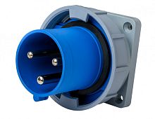 Вилка для скрытой проводки 2Р+РЕ 32А 220В IP67 ВЩ-103 | код 26234DEK | DEKraft