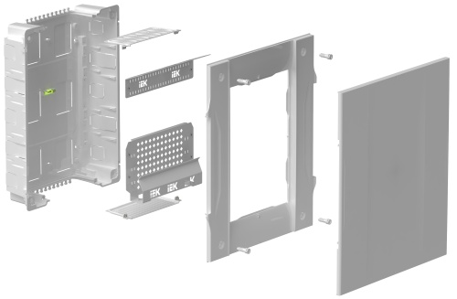 KREPTA 5 Корпус пласт. мультимедиа встраив. 470х410мм IEK | код KR5-KP23-V-41 | IEK фото 2