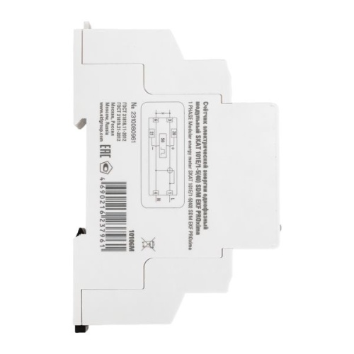 Счетчик электрической энергии модульный SKAT 101E/1 - 5(40) SDM (без поверки) | код 10106M | EKF фото 5