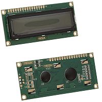 ЖК индикатор символьный RUICHI RH1602B-TYH, язык Русский - Английский | код 113071 | Ruichi