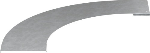 Крышка поворота лестничного LESTA 90град основание 600мм R600 HDZ | код CPG05D-4-90-600-10-HDZ | IEK