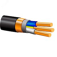 Кабель силовой ВВГЭнг(А)-LS 3х6ок (N, PE) - 0,66 ТРТС | код -БУХТ/160723МКА37 | КАБЕЛЬМАШ