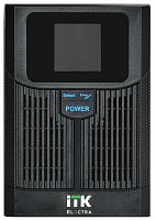 Источник бесперебойного питания Line-interactive 1500 ВА/1200 Вт, фаза 1/1, LCD дисплей, с АКБ 2х7AH, USB, Schuko | код ELT-1500VA-1-002-S | ITK