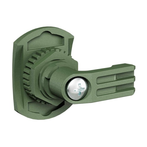 Поворотный замок с личинкой под двойную бородку 3 мм для навесных корпусов, полиамид, зеленый | код R5CE210 | DKC фото 2 Поворотный замок с личинкой под двойную бородку 3 мм для навесных корпусов, полиамид, зеленый | код R5CE210 | DKC фото 2