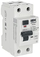 ARMAT ВДТ R10N 2P 63А 300мА тип B IEK | код AR-R10N-2-063B300 | IEK