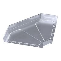 Угол горизонтальный 90 градусов Стандарт INOX (AISI 316) 500х80 Промрукав | код PR16.3540 | ПРОМРУКАВ