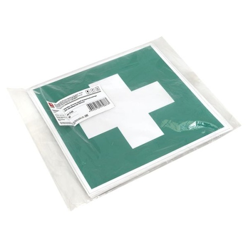 Наклейка "Аптечка первой медицинской помощи" EC01 (200х200мм,) PROxima | код an-4-03 | EKF фото 4