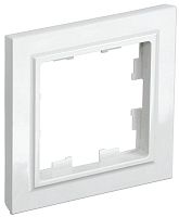 BRITE Рамка 1-местная РУ-1-БрБ белый | код BR-M12-K01 | IEK
