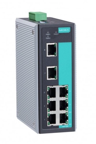 Коммутатор EDS-308-T Ethernet Switch,with 8 10/100BaseTx ports, -40/+75C | код 00-01143356 | MOXA Коммутатор EDS-308-T Ethernet Switch,with 8 10/100BaseTx ports, -40/+75C | код 00-01143356 | MOXA
