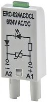 Дополнительный модуль защиты/индикации ERC-024ACDCL (Uc= 6...24V AC/DC) | код 002473040 | ETI