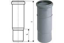 Патрубок компенсационный 40 мм | код 111800 | Ostendorf