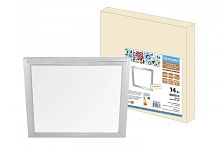 Ультратонкая светодиодная панель серии СВО 295х295, 14 Вт, 6000 К, хром, Народная (без драйвера) | код SQ0329-0210 | TDM НАРОДНЫЙ