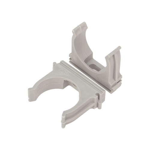 Крепеж-клипса для трубы o 32 мм серая (10 шт./уп.) REXANT | код 28-0132-4 | REXANT