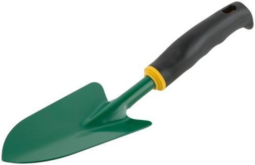 Совок посадочный узкий , прорезин. ручка , 360 мм. | код 77021 | FIT фото 2