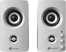 Колонки Оклик OK-164 2.0 белый 30Вт | код 1201274 | Oklick