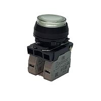 Выключатель Briswik КЕ 171/1м -Л 220В белый 2но+0нз цилиндр с подсветкой IP66 УХЛ2 10А | код aZ-EB-6Ai-7822 | Briswik