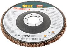 Круг лепестковый торцевой керамический, 125 мм Р 40 | код 39961 | FIT
