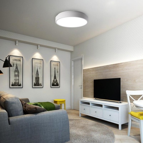 Светильник светодиодный декоративный PPB Scandic-R 36Вт 4000К IP20 d380х50 настенно-потолочный WH | Код. 5036826 | JazzWay фото 3