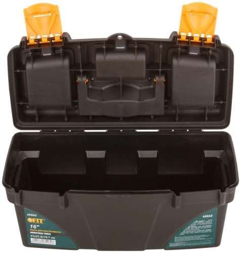 Ящик для инструмента пластиковый 16дюйм ( 410х215х197мм ) FIT 65562 фото 3 Ящик для инструмента пластиковый 16дюйм ( 410х215х197мм ) FIT 65562 фото 3