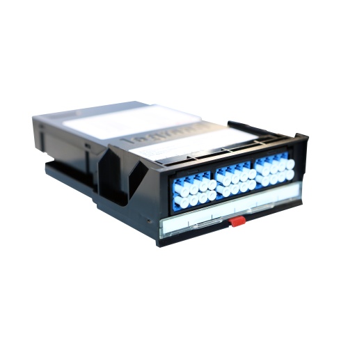 Кассета высокой плотности MTP - одномодовая OS2 - 24 коннектора LC - для установки в модульную оптическую полку HD | код 032144 | Legrand