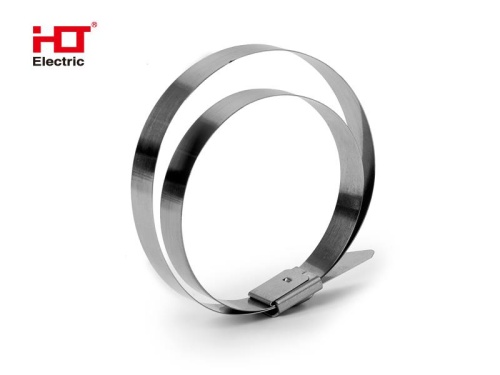 Хомут AISI 304 из нержавеющей стали крепежный под двойной обхват 12x500 HLT | код 084-01-704 | HLT