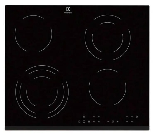 Варочная поверхность Electrolux EHF6343FOK черный | код 1845751 | ELECTROLUX