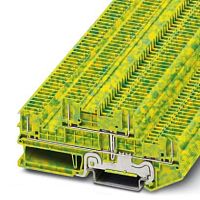 Двухъярусная заземляющая клемма PTTB 1,5/S/4P-PE | код 3213881 | PHOENIX CONTACT