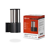 Светильник SMOKY-1хA60-BL E27 IP65 под лампу 1хA60 НБУ уличный настенный односторонний алюм. черн. | код 4690612052892 | IN HOME