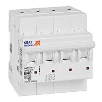 Выключатель автоматический модульный OptiDin BM63-4B40-4,5-УХЛ3 | код 329532 | КЭАЗ