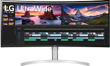 Монитор LG 38 UltraWide 38WN95C-W белый IPS LED 1ms 21:9 HDMI M/M матовая HAS Piv 450cd 178гр/178гр 3840x1600 144Hz G-Sync DP UW USB 8.32кг | код 1913006 | LG
