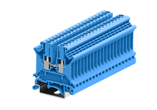 303992 Клемма SUK 1-1 проходная винтовая высокая, сеч.2.5мм2, син., шт | код 303992| SUPU