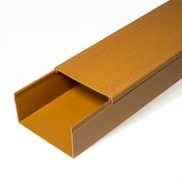 Кабель-канал бук 2-й замок в п/э 80х60 мм (8 м/уп) Промрукав | код PR03.0205 | ПРОМРУКАВ