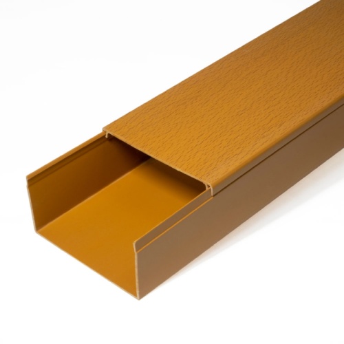 Кабель-канал бук 2-й замок в п/э 80х60 мм (8 м/уп) Промрукав | код PR03.0205 | ПРОМРУКАВ