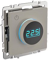 Термостат электронный с индикацией BRITE СП IP20 ТС10-1-БрКр беж. | код BR-RT11-K10 | IEK