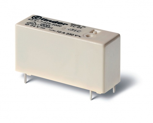 Низкопрофильное миниатюрное электромеханическое реле, монтаж на печатную плату, выводы с шагом 3.2мм, 1CO 10A, контакты AgCdO, катушка 18В DС (чувствит.), степень защиты RTII | код 434170182000 | FINDER Низкопрофильное миниатюрное электромеханическое реле, монтаж на печатную плату, выводы с шагом 3.2мм, 1CO 10A, контакты AgCdO, катушка 18В DС (чувствит.), степень защиты RTII | код 434170182000 | FINDER