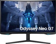 Монитор Samsung 32 Odyssey Neo G7 S32BG752NI черный VA LED 16:9 HDMI полуматовая HAS Piv 350cd 178гр/178гр 3840x2160 165Hz FreeSync Premium Pro DP 4K USB 6.7кг | код 1890244 | SAMSUNG