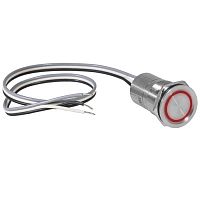 Кнопка сенсорная с подсветкой, без фиксации RUICHI TS22-11C/R/S off-(on), М22, IP68, нержавеющая сталь | код 114208 | Ruichi