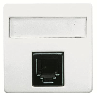 STYLO Розетка компьютерная RJ45 категория 5е 2 модуля белая | код 2218.5 BA | ABB